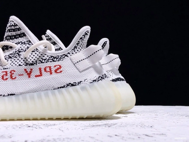 V2 Zebra Black Yeezy CP9654 350 Boost White Adidas 0821